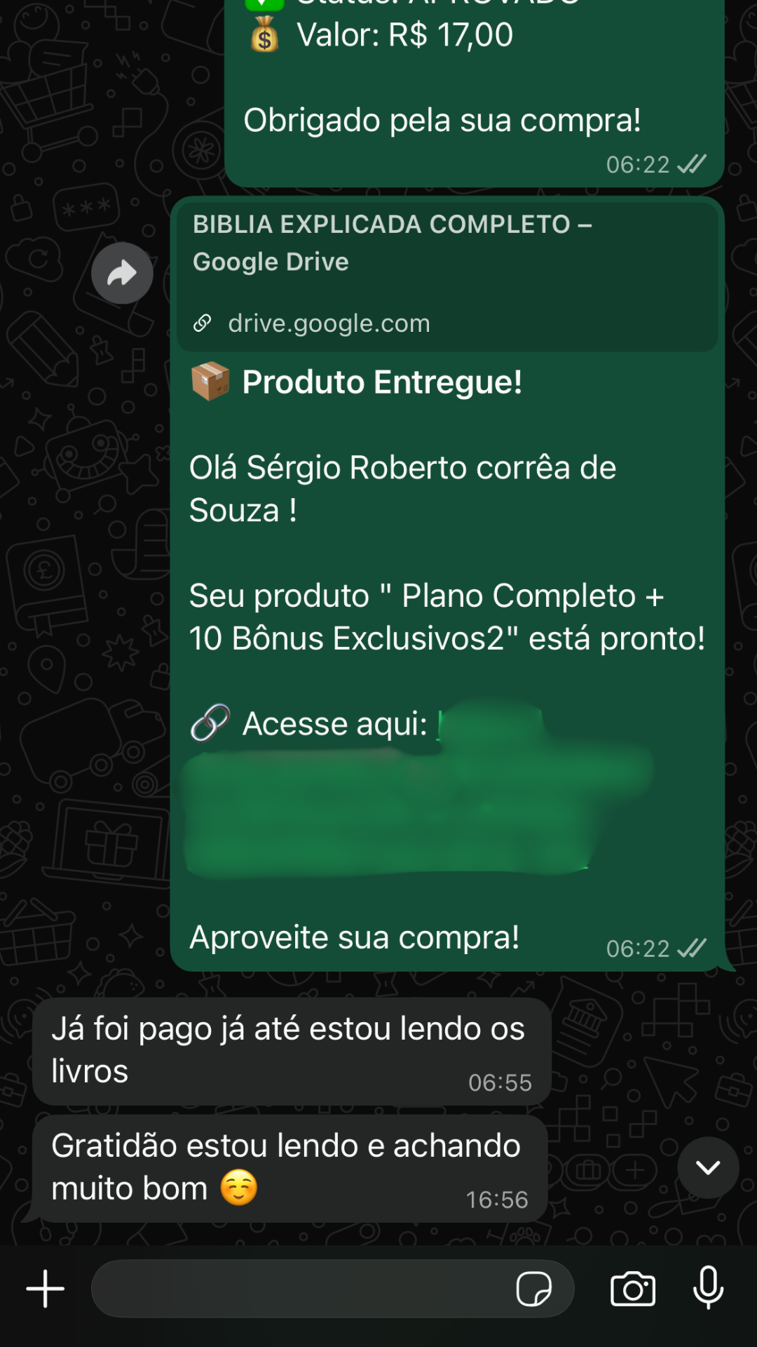 Depoimento de cliente 2